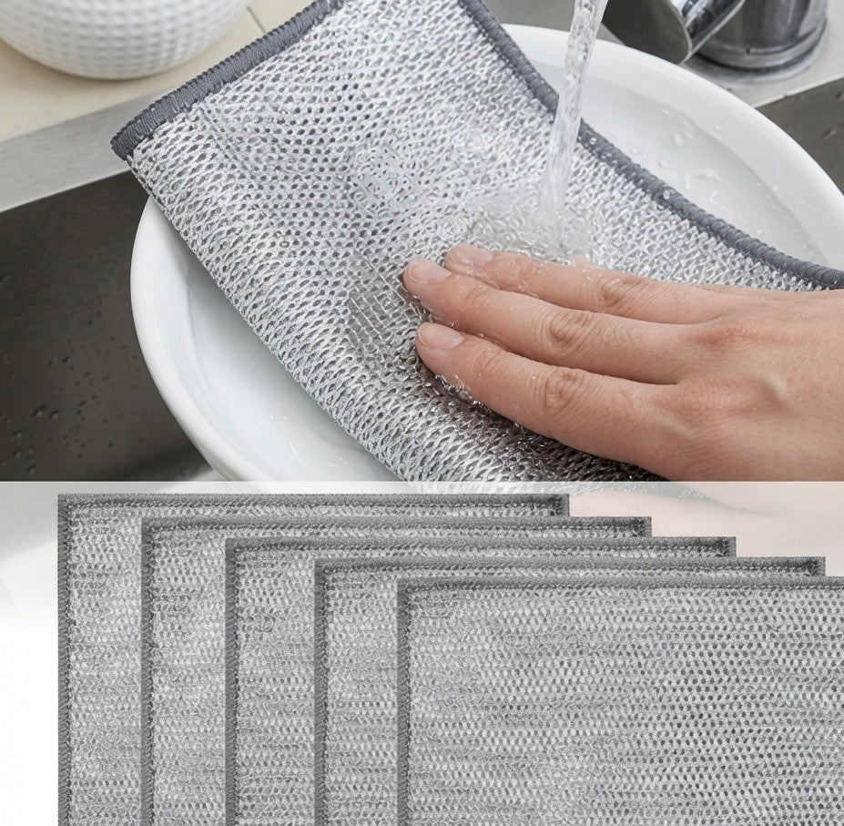 🧼✨ 3-in-1 Soap Dispenser + 6 peice steel scrubber