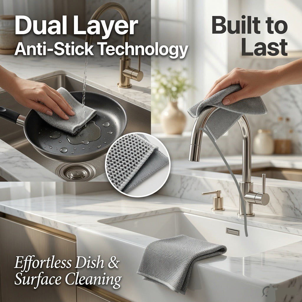 🧼✨ 3-in-1 Soap Dispenser + 6 peice steel scrubber